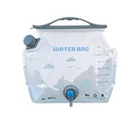 Borsa per l'acqua da campeggio, contenitore a tenuta stagna da 8 litri con beccuccio, borsa portatile per l'idratazione, borsa per l'acqua esterna resistente, accessorio da viaggio pieghevole con