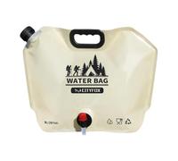 Borsa per l'acqua pieghevole da 8 litri con valvola di rubinetto per viaggi, campeggio, per uso alimentare, borsa 'acqua pieghevole portatile di grande capacità, ciotole