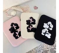 Borsa Per Laptop A Forma Di Coniglio Carina In Stile Ins, Borsa Per Ipad / Tablet Con Archetto, Con Capacità Di Archiviazione Interna Da 11/13 Pollici Nero 11 pollici,Nero da 15 a 15,6 pollici,Nero da