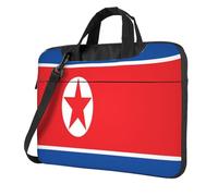 Borsa per laptop con bandiera della Corea del Nord Custodia per laptop 15.6 Pollice Borse per Computer Imbottito Copertura Del Manicotto Per