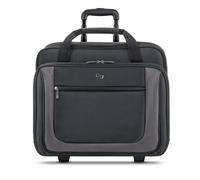 Borsa per laptop con ruote Solo New York Bryant, nera/grigia, 14"" x 16,8"" x 5"" (PT136)
