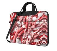 Borsa per laptop con stampa di bastoncini di zucchero, borsa premium per laptop con fodera antiurto, per l'uso quotidiano e i viaggi