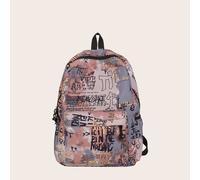 Borsa per laptop/custodia per iPad con blocchi di colore, graffiti cartoni animati, ampia capacità, molteplici tasche e scomparti, cerniera, manico, tracolla, adatta a donne, ragazze, studenti, perfet