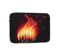 Borsa per laptop Custodia protettiva antiurto durevole per laptop fiamme fiammiferi copertura per il trasporto del computer valigetta da 17 pollici