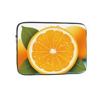 Borsa per laptop Custodia protettiva resistente agli urti Custodia per laptop Frutta Arancione fresca Copertura per il trasporto del computer Valigetta da 13 pollici