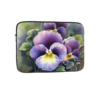Borsa per laptop Custodia protettiva resistente agli urti Custodia per laptop Pansy Perfection Custodia per il trasporto del computer Valigetta da 15 pollici