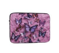 Borsa per laptop Custodia protettiva resistente agli urti per laptop tutte le farfalle Custodia per il trasporto del computer valigetta da 13 pollici