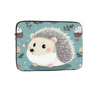 Borsa per laptop Custodia protettiva resistente antiurto custodia per laptop carino cartone animato riccio copertura per il trasporto del computer valigetta da 12 pollici