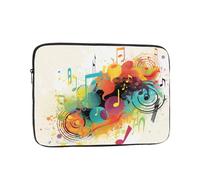 Borsa per laptop Custodia protettiva resistente antiurto per laptop a tema musica astratta Custodia per computer da 13 pollici