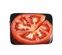 Borsa per laptop da 12 pollici impermeabile resistente agli urti custodia per notebook fetta di pomodoro borsa leggera pelle per computer