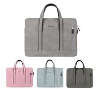 Borsa per laptop da 14-15,6" compatibile con MacBook Air Pro 13 15, Xiaomi, Dell, Huawei, HP - Valigetta da lavoro impermeabile