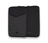 Borsa per laptop da 14 e 16 pollici con cerniera impermeabile - Custodia per laptop e tablet - Custodia per laptop di alta qualità con scomparto per penna e documenti nero (per 14 pollici)