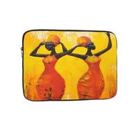 Borsa per laptop da 15 pollici con pittura a olio da donna nera borsa per laptop per donne uomini, borsa da trasporto per computer aziendale resistente all'acqua custodia antiurto per notebook