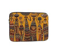 Borsa per laptop da 15 pollici impermeabile resistente agli urti per notebook Custodia da trasporto borsa creativa cultura africana leggera borsa per computer