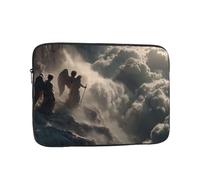 Borsa per laptop da 17 pollici antiurto portatile con angelo alla moda con una spada modello borsa per viaggi d'affari lavoro università