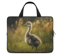Borsa per laptop da 17 pollici Little Duck in the Field Borsa per laptop per uomo donna borsa per computer borsa messenger per lavoro, Little Duck in the Field, 17 pollici, Little Duck in the Field