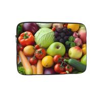 Borsa per laptop da 25,4 cm, impermeabile, resistente agli urti, custodia per il trasporto di frutta e verdura fresca, borsa leggera per computer