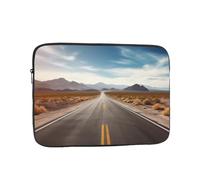 Borsa per laptop durevole antiurto custodia protettiva per computer portatile paesaggio deserto autostrada computer copertura per il trasporto valigetta da 10 pollici