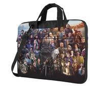 Borsa per laptop Game of Thrones, borsa a tracolla per laptop o tablet, elegante, resistente e realizzata in tessuto idrorepellente, 13, 14, 15,6