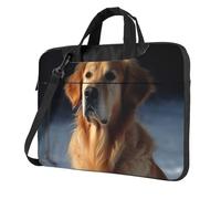 Borsa per laptop Golden Retriever Messenger Borsa a tracolla antiurto Custodia per computer portatile Custodia per il trasporto del computer Valigetta da 13 pollici