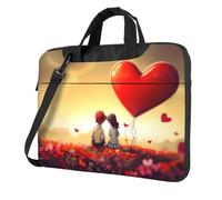 Borsa per laptop Love Couple Messenger Borsa a tracolla antiurto Custodia per computer portatile Custodia per il trasporto del computer Valigetta da 13 pollici