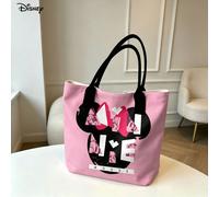Borsa per laptop portatile e da spalla con motivo silhouette di Minnie Mouse Disney, borsa a tracolla con stampa "MINNIE MOUSE" per uso quotidiano Ritrattotela