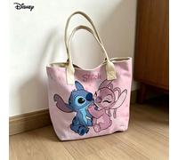 Borsa per laptop portatile e da spalla Disney Lilo & Stitch, borsa a tracolla con stampa dei personaggi Stitch e Angel per uso quotidiano Fumettotela