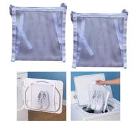 Borsa per lavaggio scarpe con chiusura a nastro resistente poliestere ideale per