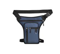 Borsa per le gambe motociclistiche, Marsupio, borsa da gamba, borsa laterale for moto, borsa da uomo, fianchi e glutei(Blue B)