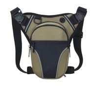 Borsa per le gambe motociclistiche, Marsupio, borsa da gamba(Khaki)