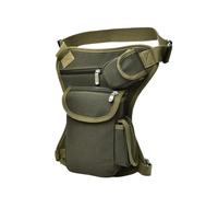 Borsa per le gambe motociclistiche, Marsupio da gamba, borsa da motocicletta con tracolla(Green)