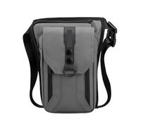 Borsa per le gambe motociclistiche, Marsupio da gamba for uomo, borsa da ciclismo for esterni(Grijs)