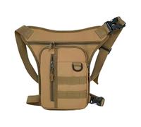 Borsa per le gambe motociclistiche, Marsupio da uomo, marsupio da gamba, marsupio(Khaki)