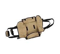 Borsa per legna da ardere portatile, in legno, grande capacità, per campeggio all'aperto