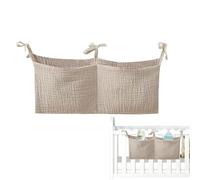 Borsa per lettino - Organizer portatile per cameretta dei bambini, affidabile custodia in cotone, con scomparti multipli | Organizer da comodino per culla, dormitorio, sedia