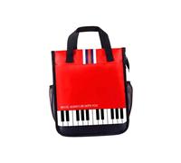 Borsa per lezioni di pianoforte Borsa impermeabile per libri musicali con