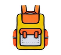 Borsa per libri ergonomica in cartone animato 3D Borse per la scuola creative e pratiche Zaino per studenti casual Zaino per appassionati anime Borsa da scuola per bambini