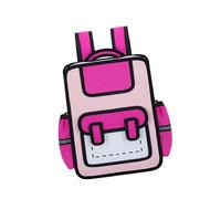 Borsa per libri ergonomica in cartone animato 3D Borse per la scuola creative e pratiche Zaino per studenti casual Zaino per appassionati anime Borsa da scuola per bambini