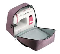 Borsa per macchina da cucire - Borsa per macchina da cucire, borsa imbottita in PVC | Sacchetto per la polvere protettivo durevole per macchine da cucire standard di Brother e Janome, Viola, vedi