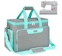 Borsa per macchina da cucire, custodia per macchina da cucire con tasche per macchine da cucire e accessori da cucito, adatta per la maggior parte delle scatole da cucito standard Singer, Brother