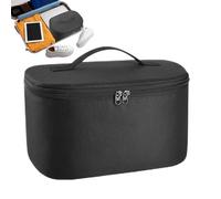 Borsa per macchina da, organizer per attrezzi da ceretta, borsa con manico divisore staccabile, borsa portatile per ceretta, custodia protettiva portatile da viaggio, kit professionale per la