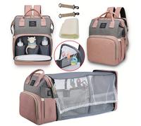 Borsa per mamma, leggera, portatile, pieghevole, per culla, borse per maternità da viaggio di grande capacità, zaino per bambini, borsa per mamma femminile