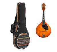 Borsa per mandolino in stile etnico, borsa per mandolino con tracolla regolabile facile da trasportare per trasportare il mantolino per accessori di finitura
