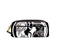 Borsa Per Matite Cats Yin And Yang Boho Mandala Astuccio Grande Capacità Scatola Di Cancelleria Portatile Astuccio Portamatite Per Adulto Ragazzi Ragazze