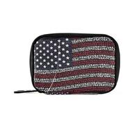Borsa per medicine americana con bandiera statunitense con scomparti staccabili attaccabile borsa per medicine da viaggio