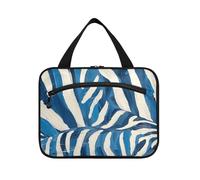 Borsa per medicine da appendere con motivo a pelle per viaggiare con gancio, kit di articoli da toeletta chic di design per gli elementi essenziali per le donne Toilet bolsas para maquillaje de Mujer