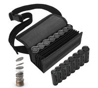Borsa per monete - tasche multiple per raccoglitori monete - Robusta cintura per vita per operatori di servizio, colleghi, idea regalo