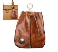 Borsa per mucche - Borsa di stoccaggio retrò, sacchetto per valuta | Portafoglio a cordone, organizzatore di monete vintage fatte a mano, supporto per la borsa portatile, sacchetto