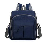 Borsa Per Mummia Borsa Per Pannolini A Tracolla Borsa A Tracolla Portatile Doppia Borsa Madre Posteriore Blu