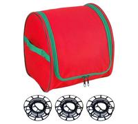 Borsa per natalizie - robusta custodia in tessuto Oxford 600D, organizer per avvolgicavo per le per le vacanze antistrappo, borsa per la decorazione di Natale per la casa e il dorto